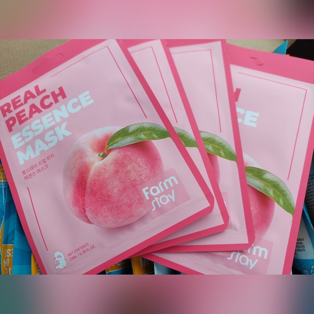 Farm Stay Real Peach Essence Mask Facial Mask Japanese